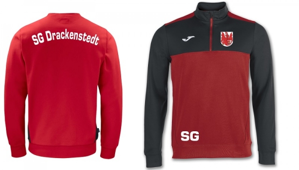 SG Drackenstedt Joma Winner 1/4 Zip, inkl. Vereinswappen und Vereinsname